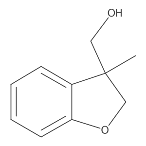 (3S)-2,3-Dihydro-3-methyl-3-benzofuranmethanol结构式