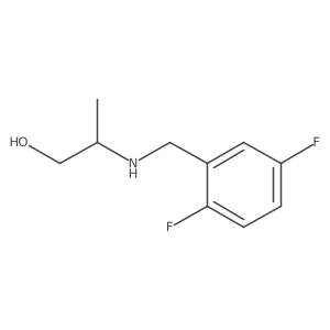 2-{[(2,5-Difluorophenyl)methyl]amino}propan-1-ol Structure