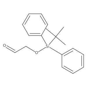 2-((Tert-butyldiphenylsilyl)oxy)acetaldehyde结构式