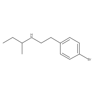 [2-(4-Bromophenyl)ethyl](butan-2-yl)amine Structure