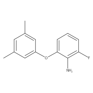 2-(3,5-Dimethylphenoxy)-6-fluoroaniline结构式