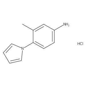 3-Methyl-4-pyrrol-1-YL-phenylamine hydrochloride Structure
