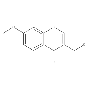 3-(Chloromethyl)-7-methoxy-4H-1-benzopyran-4-one Structure