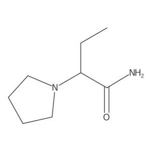 (S)-pyrrolidinobutyramide结构式