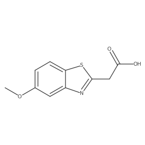 2-(5-Methoxybenzo[d]thiazol-2-yl)acetic acid Structure
