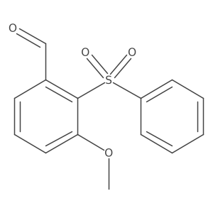 2-(Benzenesulfonyl)-3-methoxybenzaldehyde结构式