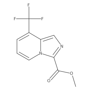 Methyl 8-(Trifluoromethyl)imidazo[1,5-a]pyridine-3-carboxylate结构式