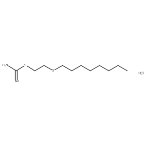 2-(Octylthio)ethyl imidothiocarbamate Structure