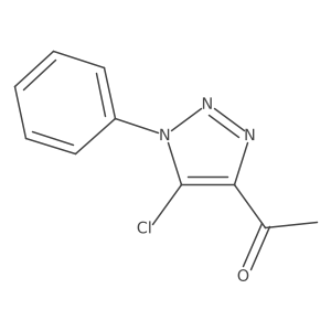 1-(5-Chloro-1-phenyl-1H-1,2,3-triazol-4-yl)ethanone Structure