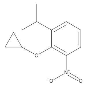 2-Cyclopropoxy-1-isopropyl-3-nitrobenzene Structure
