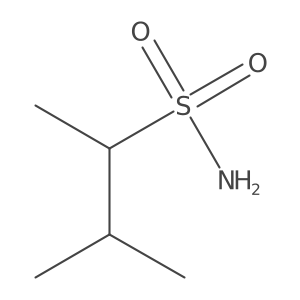 3-Methylbutane-2-sulfonamide结构式