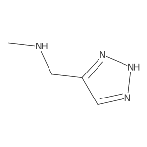 methyl(1H-1,2,3-triazol-4-ylmethyl)amine Structure
