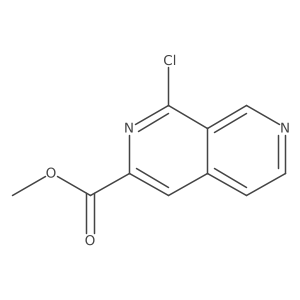 Methyl 1-chloro-2,7-naphthyridine-3-carboxylate结构式