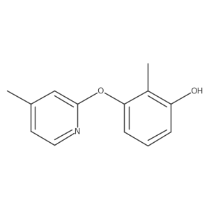 Phenol, 2-methyl-3-[(4-methyl-2-pyridinyl)oxy]-结构式