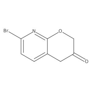 7-Bromo-2H-pyrano[2,3-B]pyridin-3(4H)-one结构式