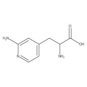 2-Amino-3-(2-aminopyridin-4-yl)propanoic acid Structure