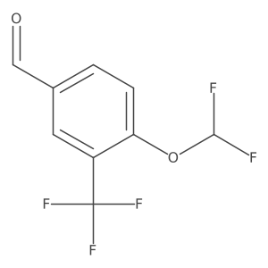 4-Difluoromethoxy-3-(trifluoromethyl)benzaldehyde结构式