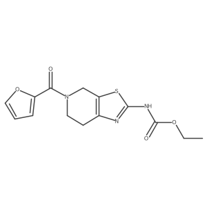 Ethyl (5-(furan-2-carbonyl)-4,5,6,7-tetrahydrothiazolo[5,4-c]pyridin-2-yl)carbamate Structure