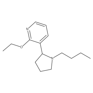 3-(1-Butylpyrrolidin-2-yl)-2-ethoxypyridine结构式