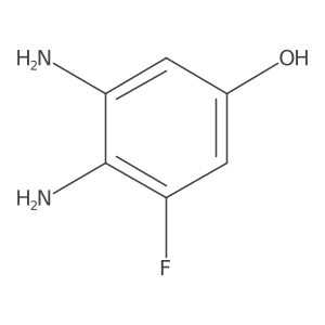 3,4-Diamino-5-fluorophenol Structure