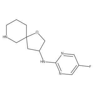 N-(5-Fluoropyrimidin-2-yl)-1-oxa-7-azaspiro[4.5]decan-3-amine Structure