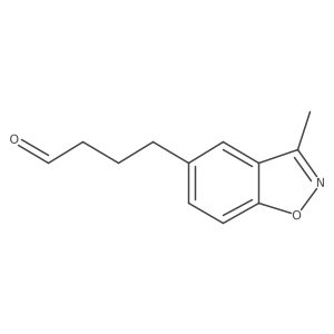 3-Methyl-1,2-benzisoxazole-5-butanal结构式