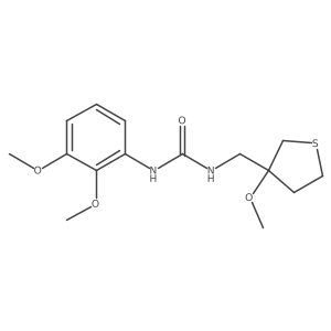 1-(2,3-Dimethoxyphenyl)-3-((3-methoxytetrahydrothiophen-3-yl)methyl)urea结构式