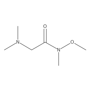 2-(dimethylamino)-N-methoxy-N-methylacetamide Structure