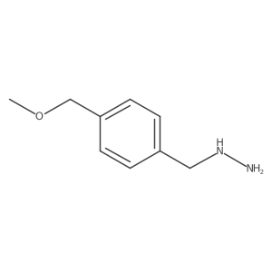 (4-(Methoxymethyl)benzyl)hydrazine结构式
