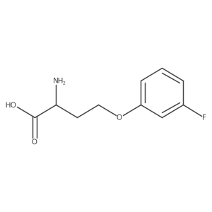 o-(3-Fluorophenyl)homoserine结构式