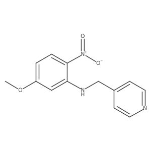 N-(5-methoxy-2-nitrophenyl)-4-pyridinemethanamine Structure
