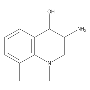 3-Amino-1,8-dimethyl-1,2,3,4-tetrahydroquinolin-4-ol Structure