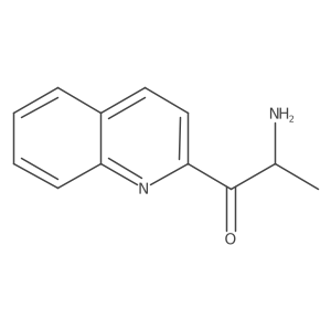 2-Amino-1-(quinolin-2-yl)propan-1-one Structure