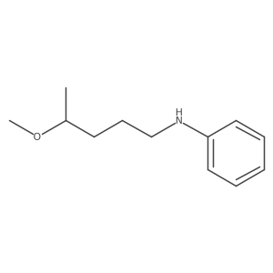 N-(4-methoxypentyl)aniline结构式
