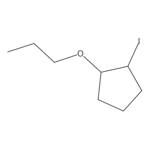 1-Iodo-2-propoxycyclopentane结构式