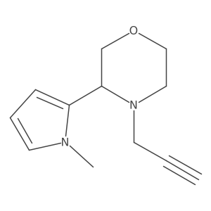 3-(1-Methylpyrrol-2-yl)-4-prop-2-ynylmorpholine Structure