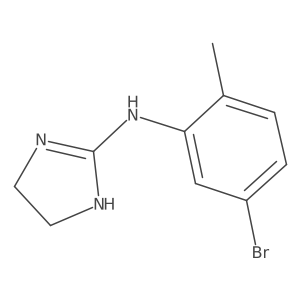N-(5-Bromo-2-methylphenyl)-4,5-dihydro-1H-imidazol-2-amine Structure