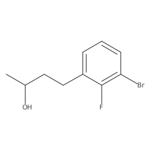 4-(3-Bromo-2-fluorophenyl)butan-2-ol结构式