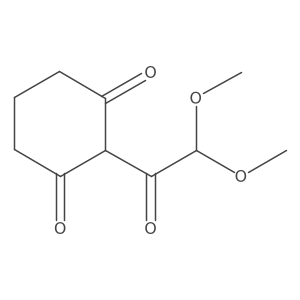 2-(2,2-Dimethoxyacetyl)cyclohexane-1,3-dione结构式