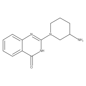 2-(3-Aminopiperidin-1-yl)quinazolin-4(3H)-one结构式