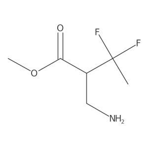 Methyl 2-(aminomethyl)-3,3-difluorobutanoate Structure