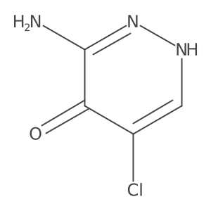 3-Amino-5-chloropyridazin-4-ol Structure