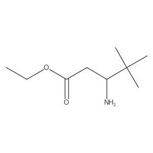 (R)-Ethyl 3-amino-4,4-dimethylpentanoate Structure