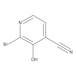 2-Bromo-3-hydroxypyridine-4-carbonitrile结构式