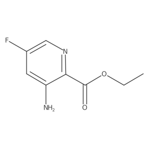 Ethyl 3-amino-5-fluoropicolinate Structure