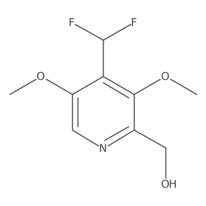 (4-(Difluoromethyl)-3,5-dimethoxypyridin-2-yl)methanol Structure