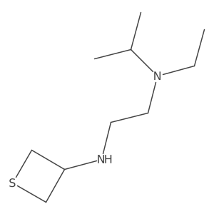 N1-Ethyl-N1-isopropyl-N2-(thietan-3-yl)ethane-1,2-diamine Structure