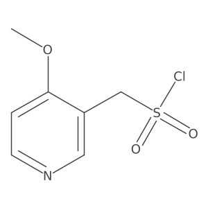(4-Methoxypyridin-3-yl)methanesulfonyl chloride Structure