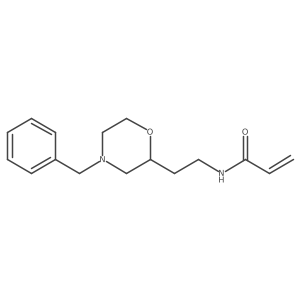 N-[2-(4-Benzylmorpholin-2-yl)ethyl]prop-2-enamide结构式