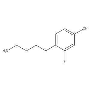 4-(4-Aminobutyl)-3-fluorophenol结构式
